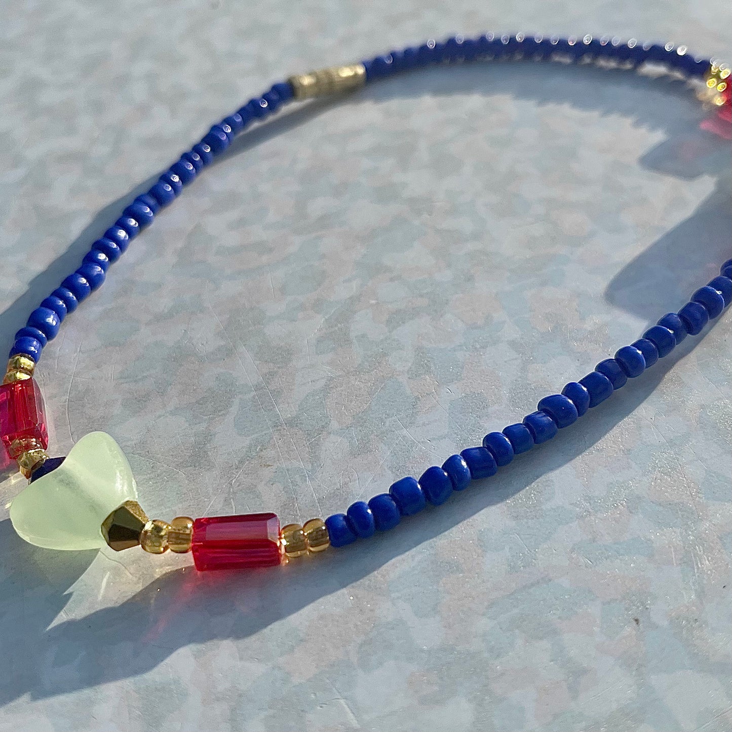 Blue Glow Anklet