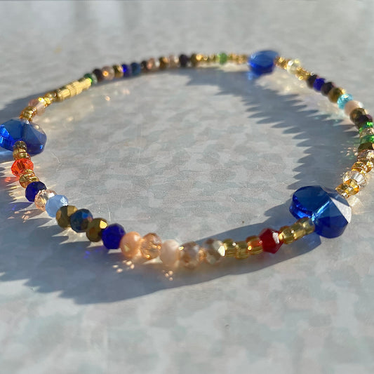 Earth Blues Anklet